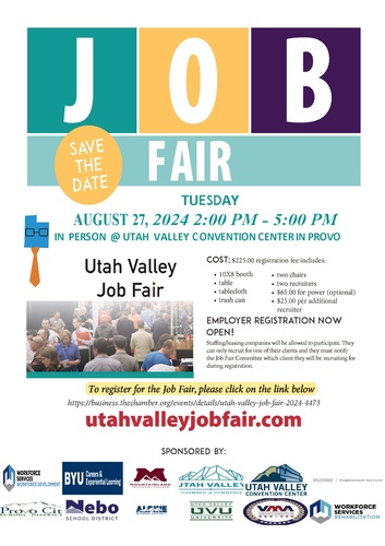 Utah Valley Job Fair 2024 Aug 27 2024 Chamber Master Heading   EventPhotoFull Utah Valley Job Fair Employer Registration For 2024 With Updated Logos 